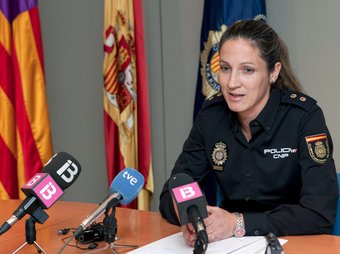 La portaveu de la Policia de Balears M. T. DÍEZ /EFE