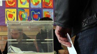 Una imatge de les eleccions al Parlament que es van celebrar diumenge passat JOAN CASTRO / CLICK ART FOTO