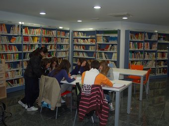 Zona de lectura infantil i juvenil de la nova Biblioteca Municipal de Banyeres de Mariola. B. SILVESTRE