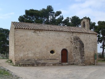 L'ermita de Sant Salvador, un temple de transició del romànic al gòtic.  C.C. GARRIGUES