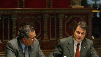Josep Grau i Artur Mas quan era conseller en cap REDACCIÓ