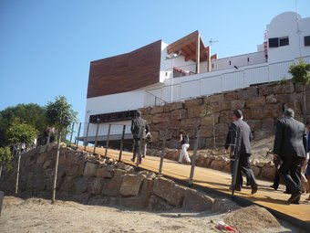Una imatge de la residència durant la inauguració de les instal·lacions al juny. E.F