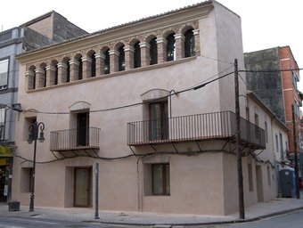 Vista general de la Casa de la Llotgeta totalment restaurada. CEDIDA