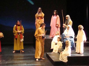 La representació que es va fer al Teatre de Blanes dels Pastorets