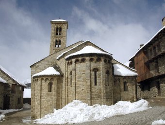 L'església de Santa Maria de Taüll. El Romànic és un dels atractius turístics de l'Alta Ribagorça ARXIU