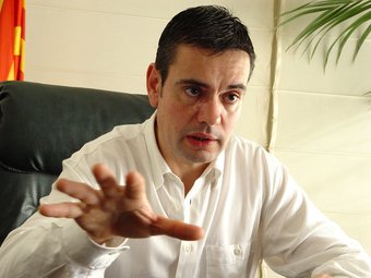 Joan Carles Garcia, alcalde imputat per la fiscalia de Medi Ambient. T.M