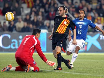 Sergio Garcia marca el segon gol del partit EFE
