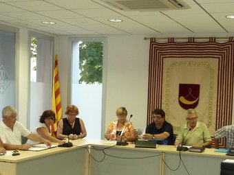 El plenari municipal, en una sessió de l'estiu passat.  R. E