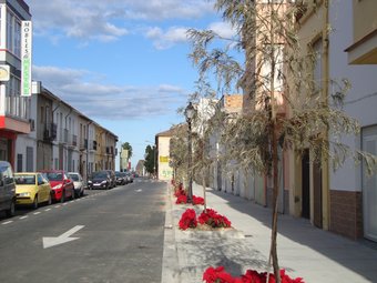 Aspecte del carrer de Sant Antoni després de la remodelació. N.MALONDA