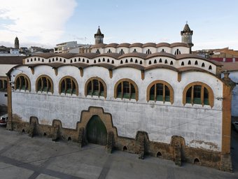Celler modernista de Gandesa que es va construir als inicis del segle passat.  ARXIU