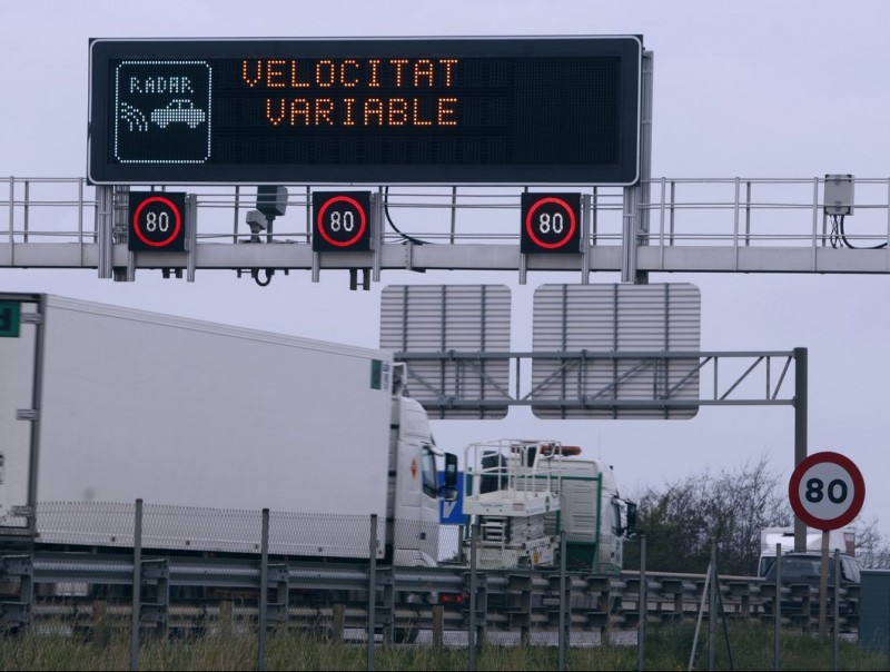 L'anticicló obligarà a limitar la velocitat màxima a 80 km/h fins aquest divendres O.D