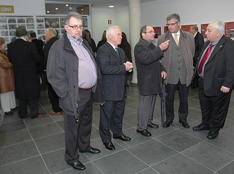 Una imatge de la inauguració de la sala Vilamarí.