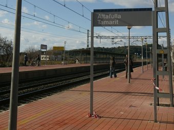 Adif millorarà l'estació d'Altafulla-Tamarit. J. FERNÀNDEZ