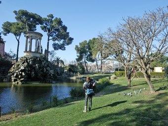 El parc de Can Vidalet, on s'han detectat nombrosos actes d'incivisme. JUANMA RAMOS