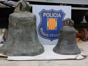 Les dues peces són de col·leccionista i podrien estar valorades en 4.000 euros. ACN