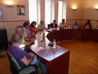 Imatge d'arxiu del plenari municipal de l'Ajuntament de Sant Llorenç d'hortons A.M