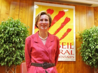 Hermeline Malherbe, presidenta del Consell General. EL PUNT