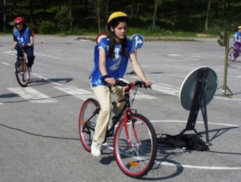 La bici s'usa cada cop més com un mitjà de transport alternatiu E.F