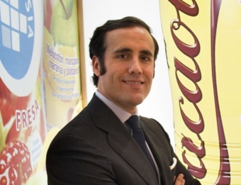 Alvaro Ruiz-Mateos, fill del patriarca de Nueva Rumasa, al saló Alimentaria de Barcelona MANOLO GARCÍA / ARXIU