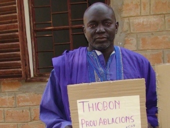 Souleymane Coly , de l'Associació per la Renovació de Thiobon ACCIÓ SOLIDÀRIA VALLÈS