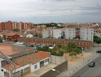 Una panoràmica del barri de Sant Joan, des del Culubret. MANEL LLADÓ