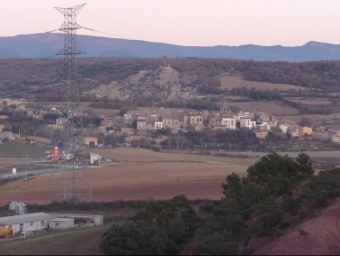 Terrenys a prop de Figuerola d'Orcau, on es vol construir la subestació final de la MAT de Ponent. D.M