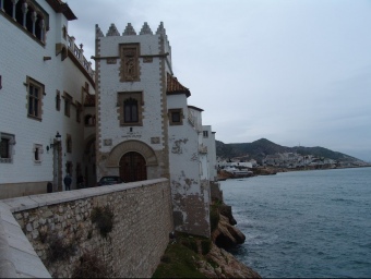 imatge del Racó de la Calma, al Museu Maricel de Sitges.  ARXIU / RAÜL MAGÍ