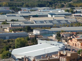 Vista del polígon industrial de Banyeres de Mariola. B. SILVESTRE