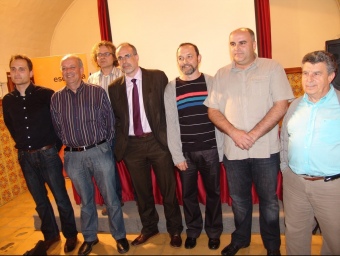 Els sis candidats d'ERC a l'Alt Camp Joan Ridao. A.ESTALLO