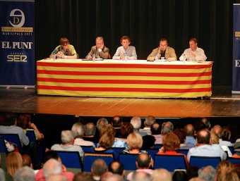 La sala Paladium es va omplir per escoltar les propostes dels alcaldables MANEL LLADÓ