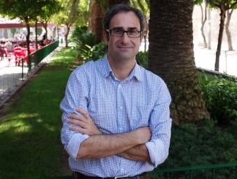 Jordi Sebastià és el candidat del Bloc Compromís per Burjassot a l'alcaldia. ESCORCOLL