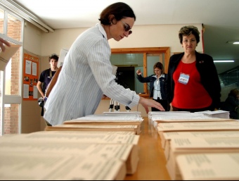 Els col·legis electorals han estat oberts des de les 8 del matí fins les 20 hores. ARXIU