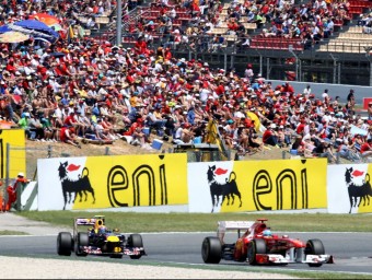 El GP de F1 va aplegar 80.000 espectadors l'any passat al Circuit de Montmeló  JUANMA RAMOS