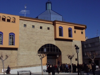 Façana principal de la Casa de la Cultura de l'Alcúdia. ESCORCOLL