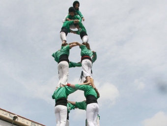 Els castellers del Riberal integraran divendres estuduants americans al seu assaig. AIRENOU