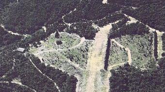 Vista general de l'àrea on es farà el miniaeròdrom de Llauró.