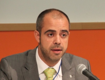 Miquel Buch durant el discurs d'investidura com alcalde el mes passat. GERARD ARIÑO