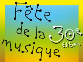 Cartell de l'edició 2011 de la Festa de la música.