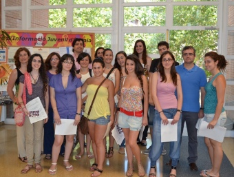 Grup d'alumnes d'un dels centres educatius d'Aldaia. E.C