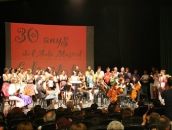 Un moment de la celebració del 30è aniversari de L'Aula Musical.