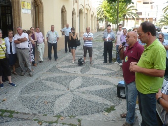 Els afectats van iniciar ahir noves mobilitzacions. Ò.P.J