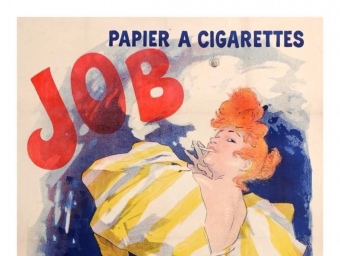 Cartell de paper de fumar JOB.