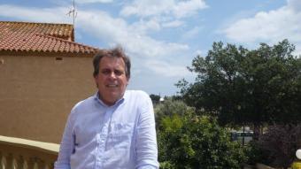 Joan Campolier fotografiat a principis d'aquesta setmana en el balcó de l'Ajuntament de Santa Susanna. T.M