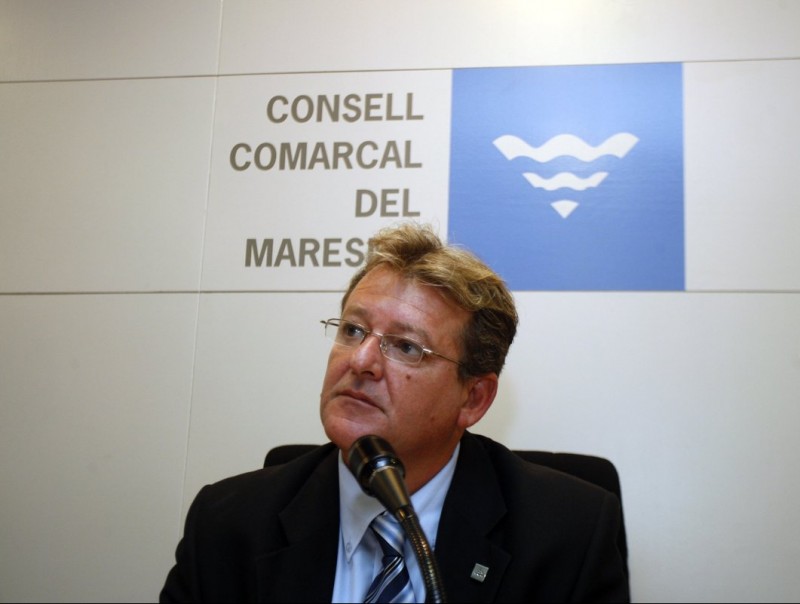Miquel Àngel Martínez (CiU) després de ser nomenat president del CCM. ORIOL DURAN