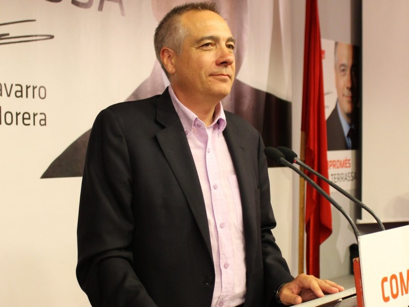 Pere Navarro, alcalde de Terrassa. J.A