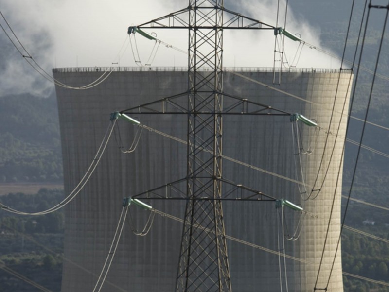 Torre de refrigeració de la central nuclear d'Ascó. JOSÉ CARLOS LEÓN