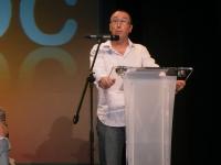 Joan Baldoví intervé a la trona del Consell Nacional del Bloc. T. RODRÍGUEZ