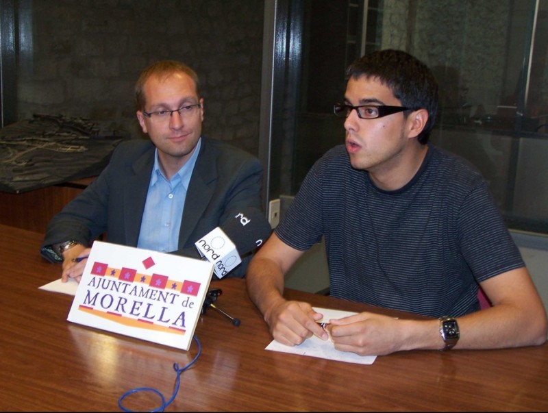 Rhamsés Ripollés i Amadeu Bordàs en conferència de premsa. CEDIDA