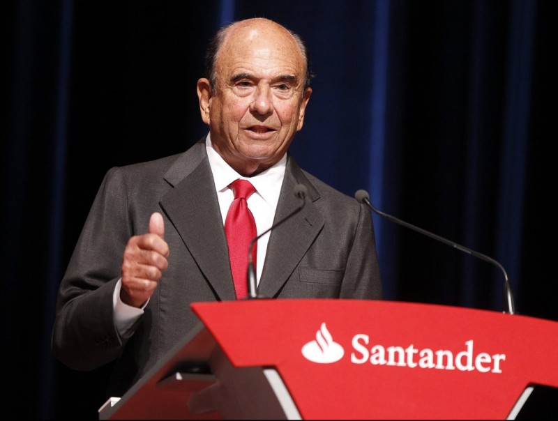 Emilio Botín, a la IV Conferència Internacional de Banca.  EFE