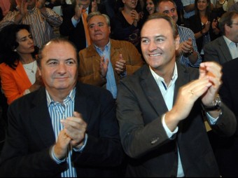 Joaquín Ripoll en la presentació dels candidats del PP a les eleccions del 20-N a Alacant EL PUNT